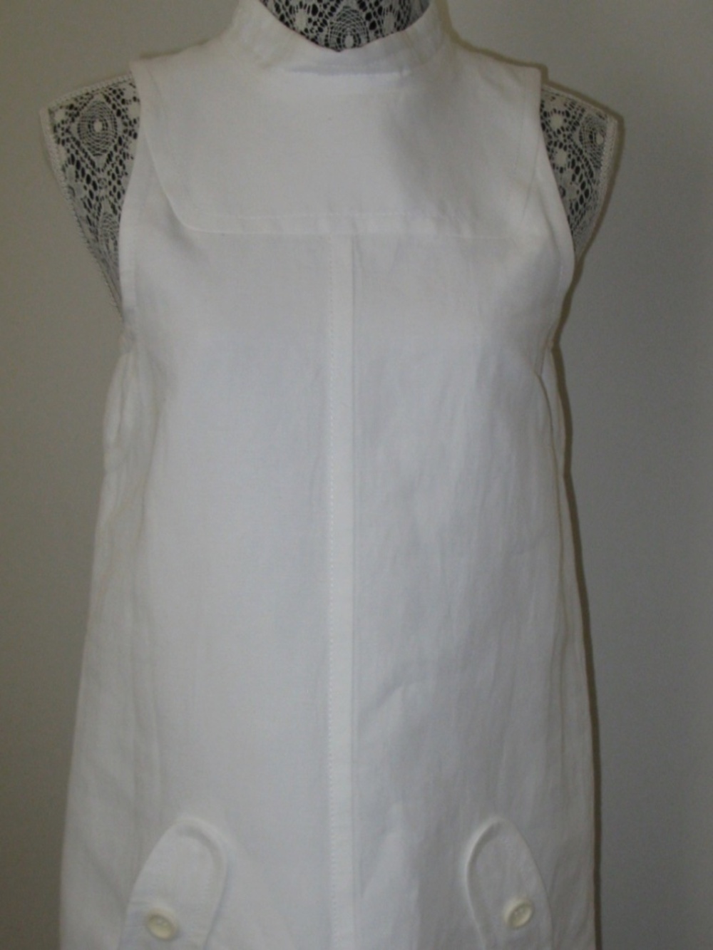 AUTH NWT $ 590 UNIQUE M MISSONI GORGEOUS LITTLE WHITE DRESS S M 42 6